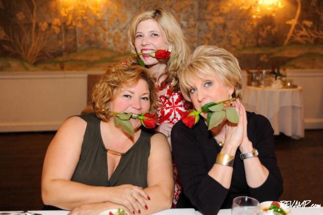 Congresswoman Linda Sánchez, Allison Priebe Brooks, and Jill Collins.